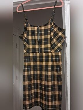 NWT No Boundaries Plaid Mini Dress